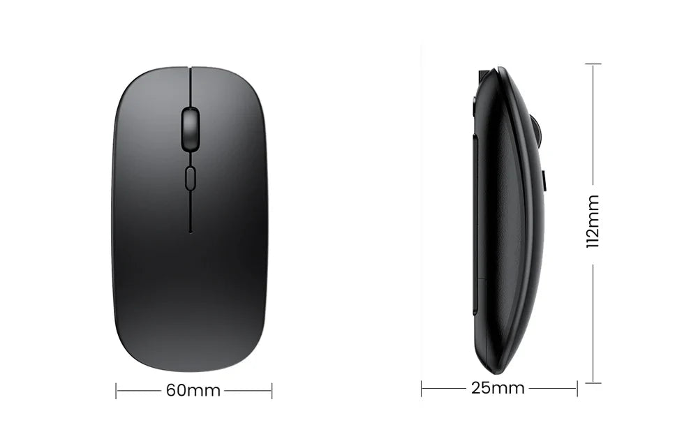 Rechargeable Wireless Mouse Bluetooth Mouse Computer  Ergonomic Mini Usb Mause 2.4Ghz Silent Macbook Optical Mice For Laptop Pc